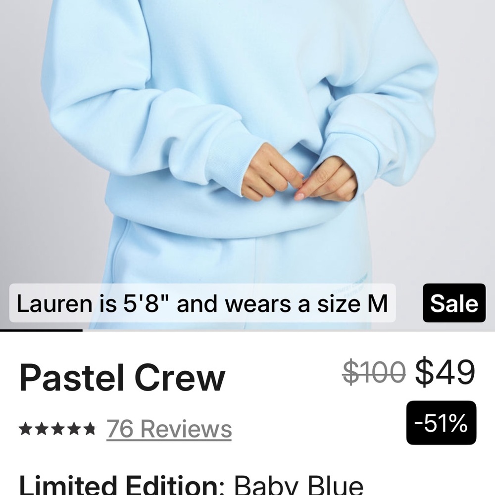 Confrt pastel crew
